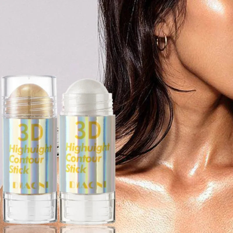 6 Colors 3D Face Brighten Highlighter Bar Cosmetic Face Contour