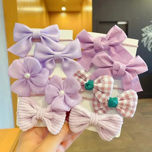 10pcs Hair Accessories Girls Scrunchies Aesthetic Lacos De Cabelo