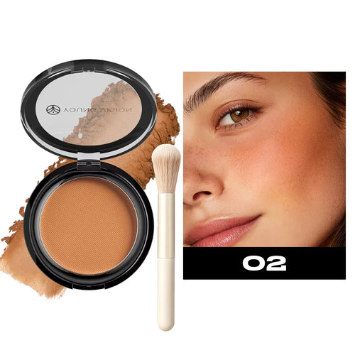 Professional Matte Contour Powder Palette - Long-Lasting Bronzer &
