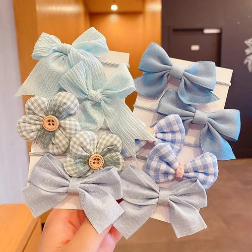 10pcs Hair Accessories Girls Scrunchies Aesthetic Lacos De Cabelo