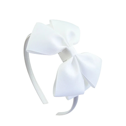 20Colors Colourful Ribbon 1pcs Headband Girls Child Headwears Wide Big