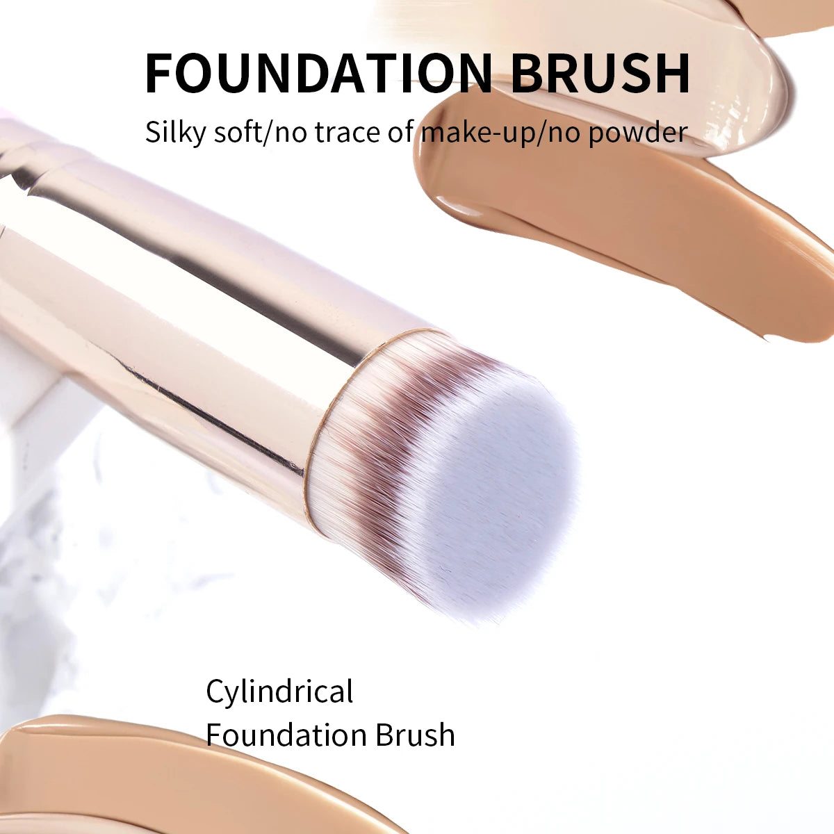 MAANGE 2PCS Foundation Brush Set for Liquid Cream Powder Contour