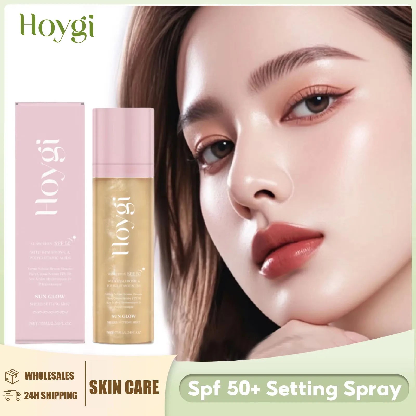Hoygi Spf 50+ Setting Spray Oil Control Long Lasting Matte Natural Non