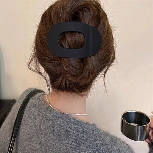 Korean Elegant Hair Claws Crab Matte Acetic Acid Hair Clip Spoon