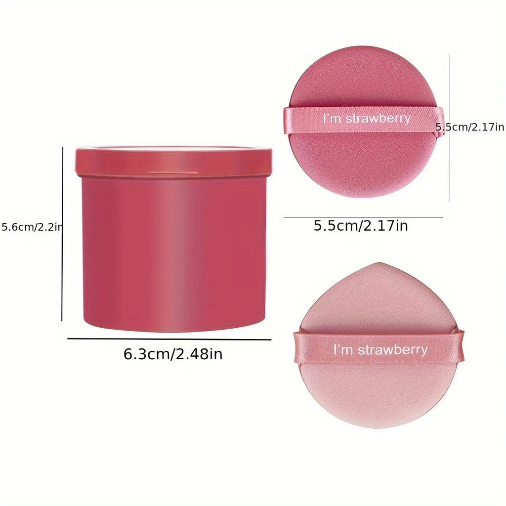 7pcs Air Cushion Puff Wet And Dry Reusable Sponge Puff For Liquid,