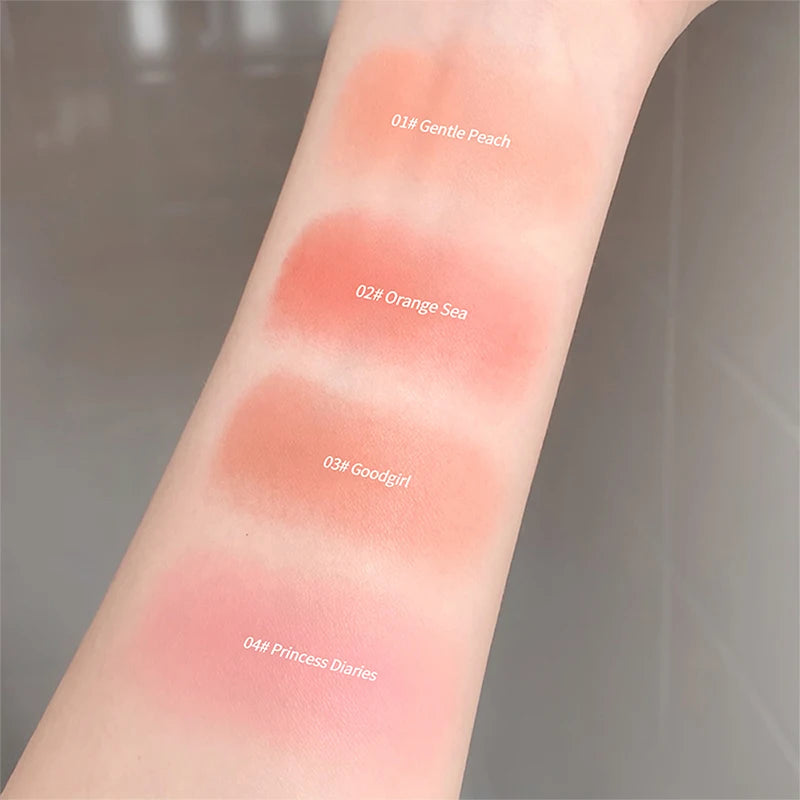 Three dimensional relief mist Color blush natural tender delicate hold