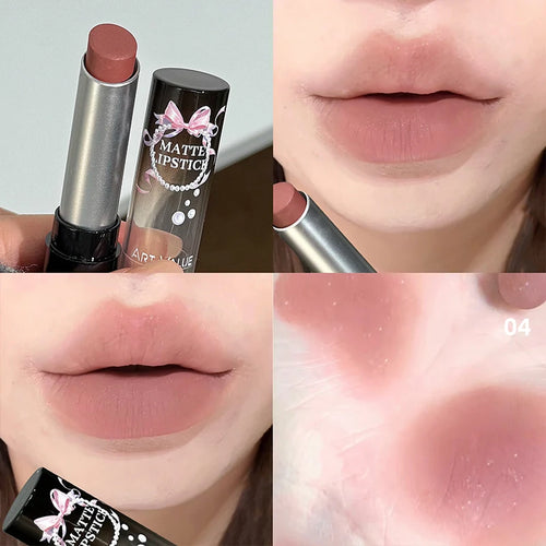 ART VALUE Brand Professional Lips Makeup Waterproof Matte Nude