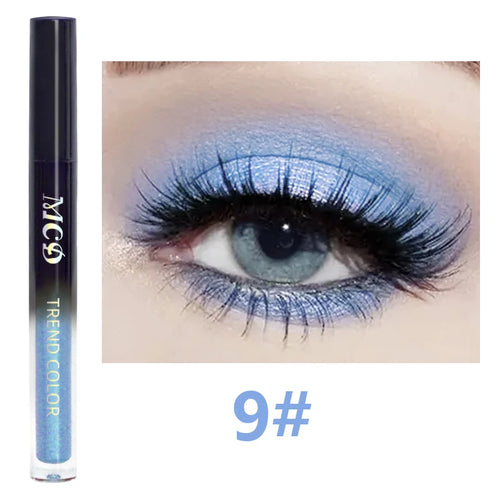 13-Shade Waterproof Liquid Eyeshadow Palette - High Shine