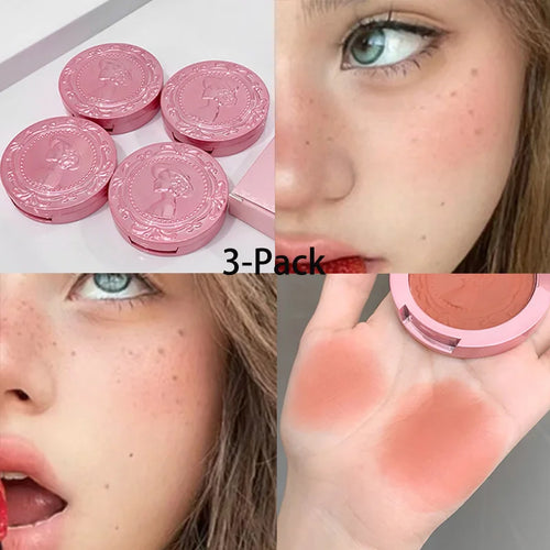Three dimensional relief mist Color blush natural tender delicate hold
