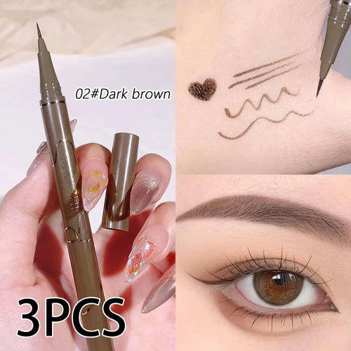 0.05mm slim eyeliner is smooth and durable, slim, quick-drying,