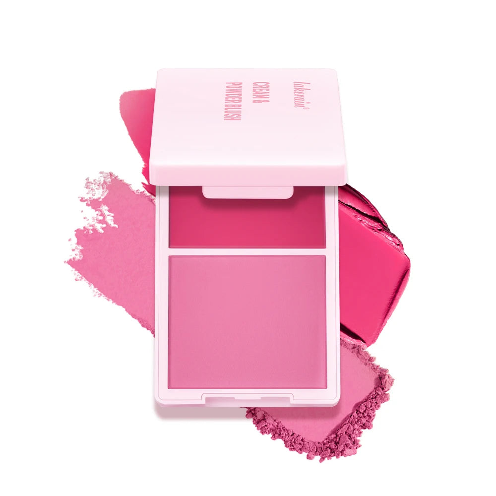 Blush Juvia's Cream Powder Matte Blush Makeup Rose Pan Long-lasting