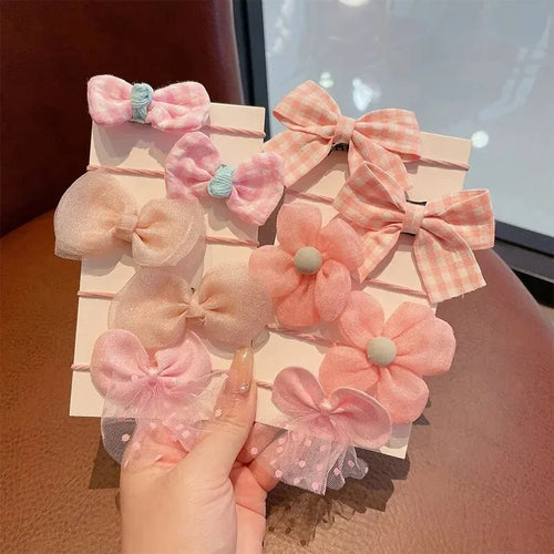 10pcs Hair Accessories Girls Scrunchies Aesthetic Lacos De Cabelo