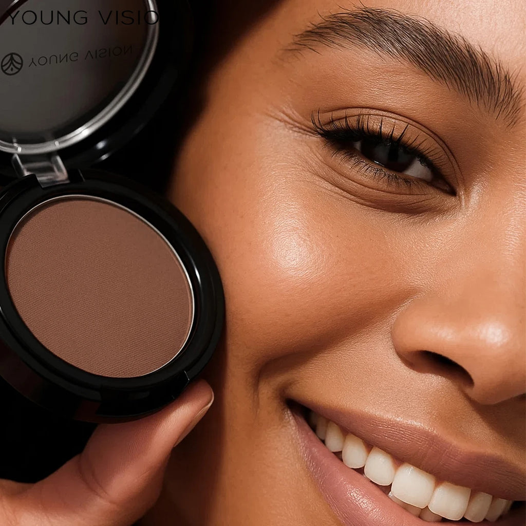 Professional Matte Contour Powder Palette - Long-Lasting Bronzer &