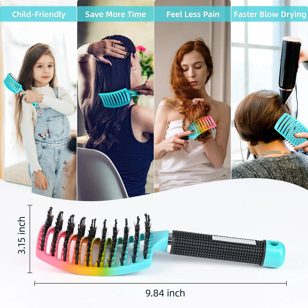 Professional Salon Hairdressing Comb Scalp MassageCombs Wet Curly