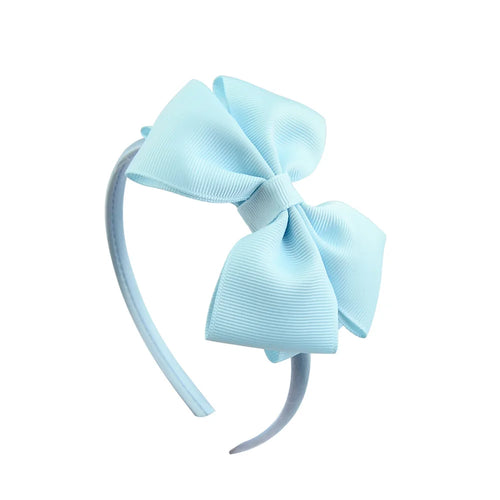 20Colors Colourful Ribbon 1pcs Headband Girls Child Headwears Wide Big