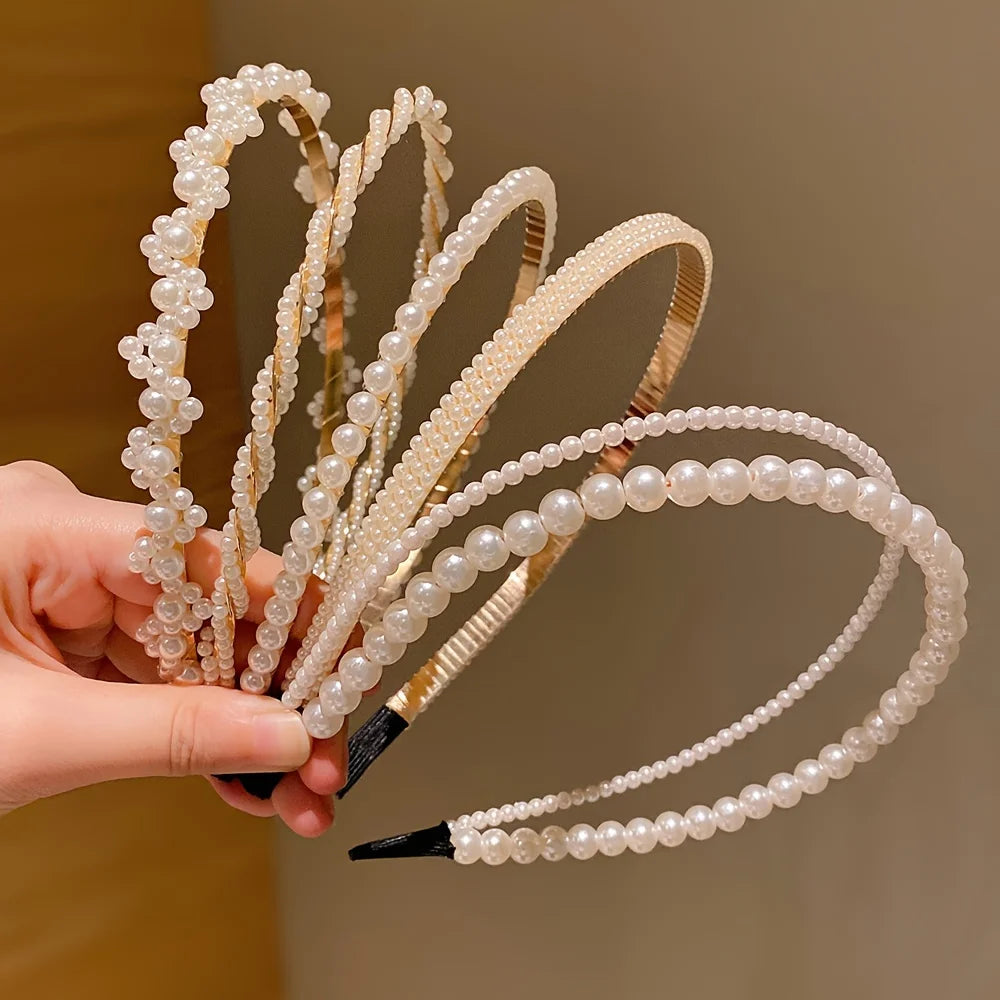 5 Pieces of Girls' Princess Hair Accessories, Children's Imitation