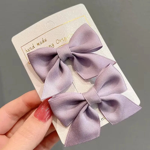2PCS New Cute Bow Headgear Sweet Little Girl Hair Accessories Summer