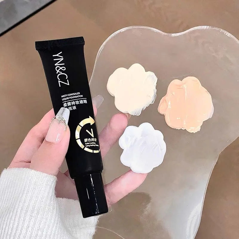 Matte White Foundation Makeup Base Full Coverage Foundation Long