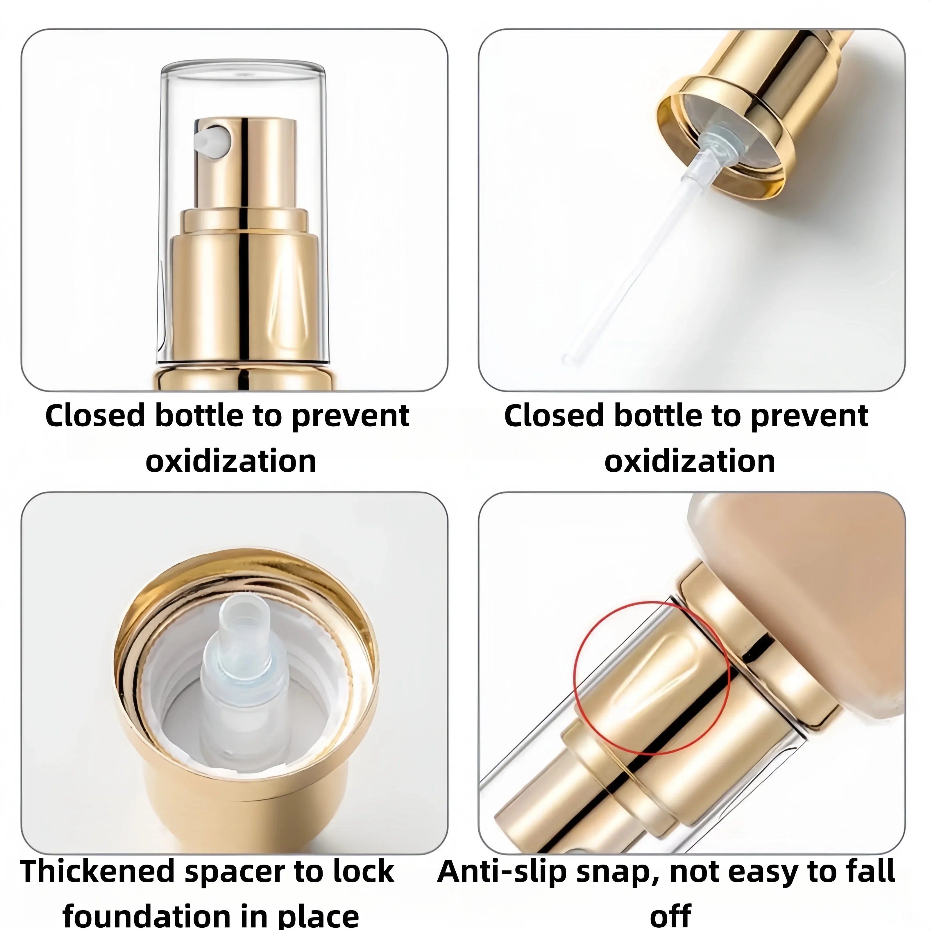 1 Pcs Highquality Makeup Tools Pump Replace Head Fits Used Double Wear