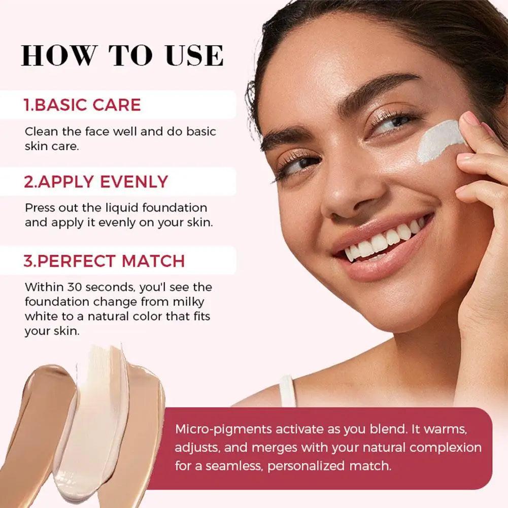 1/2PCS Concealer Facial Base Makeup Glycerin Vitamin E Natural Herbal