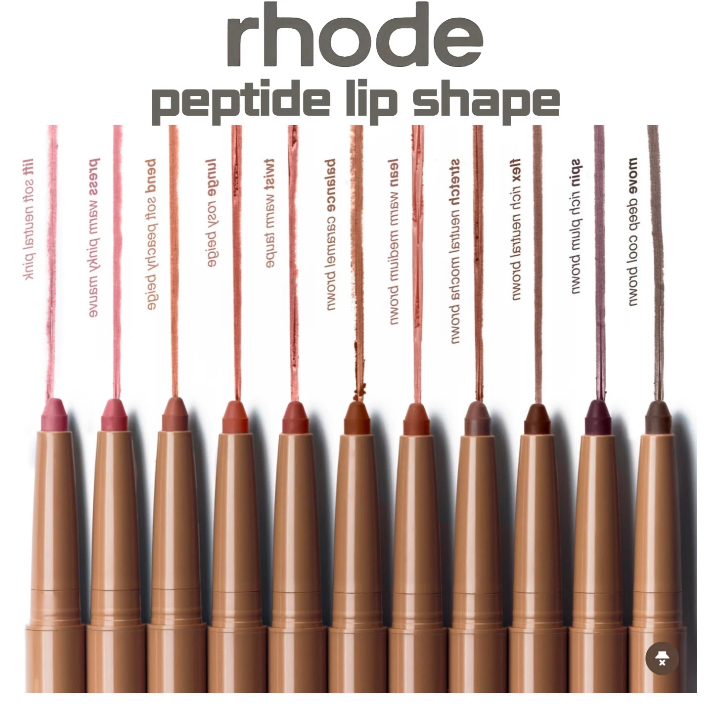 Brand Brown Lip Liner Pencil Nude Matte Waterproof Non-stick Cup