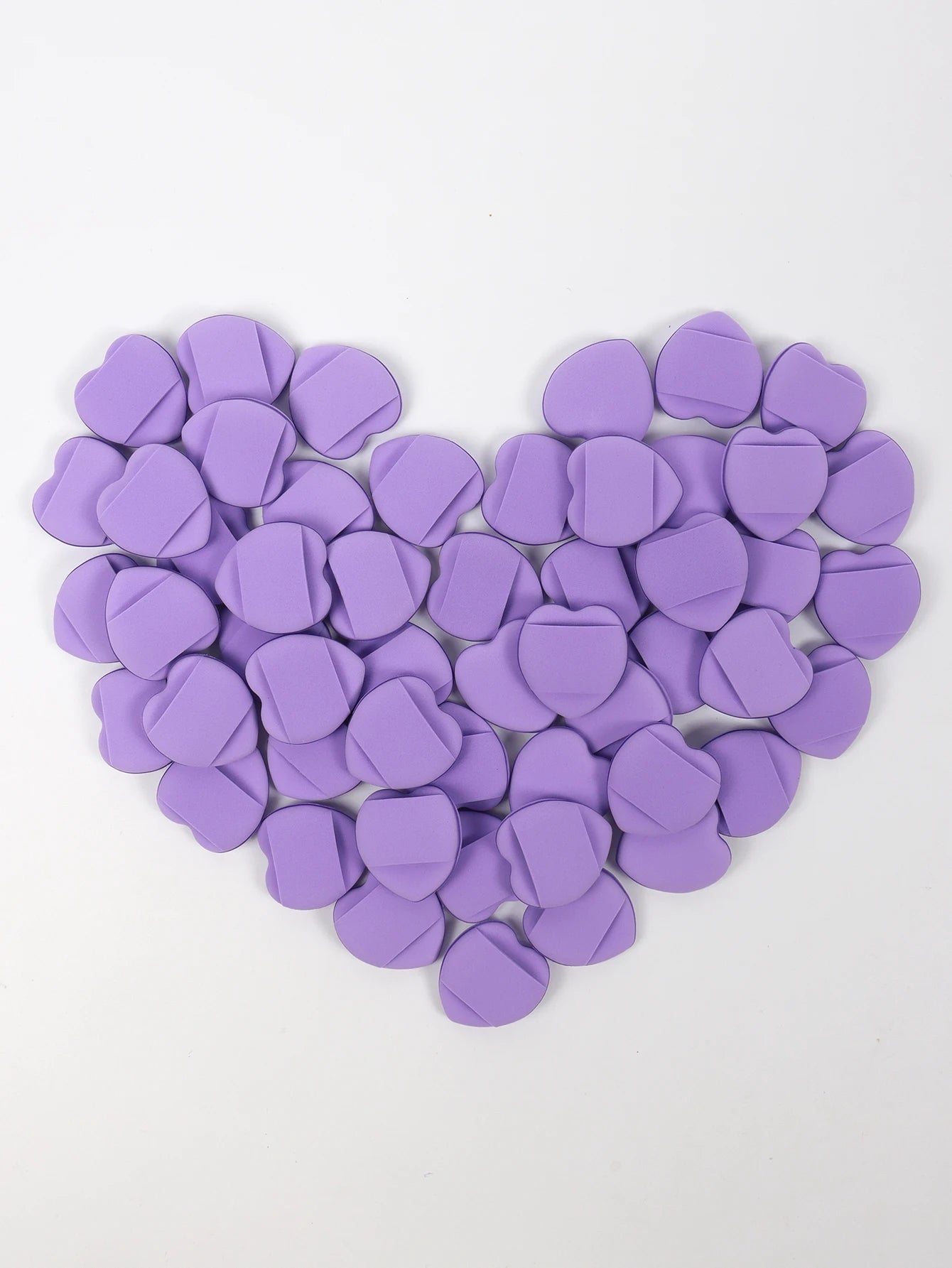 50 Mini Finger Cushions Air Cushion Powder Puff, Latex-Free Mixed