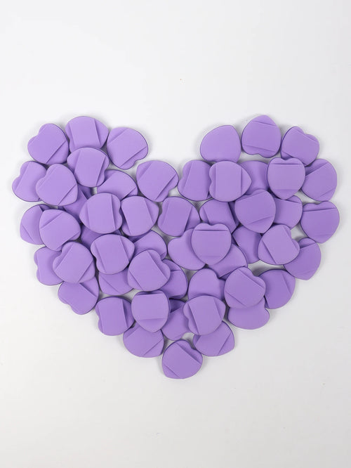 50 Mini Finger Cushions Air Cushion Powder Puff, Latex-Free Mixed
