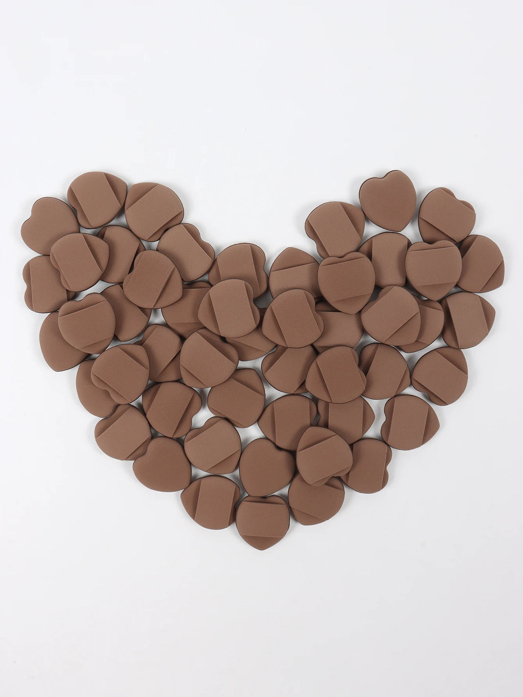 50 Mini Finger Cushions Air Cushion Powder Puff, Latex-Free Mixed