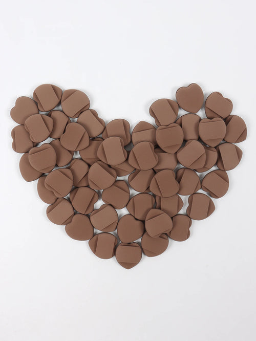 50 Mini Finger Cushions Air Cushion Powder Puff, Latex-Free Mixed
