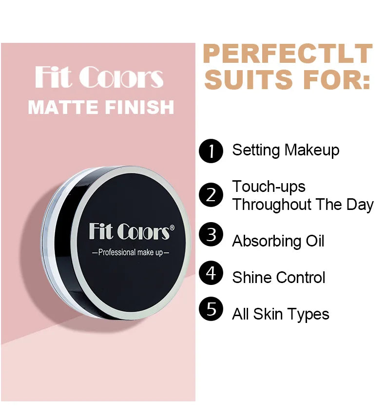 Fit Colors Concealer Smoothing Powder Waterproof, Sweat Resistant and