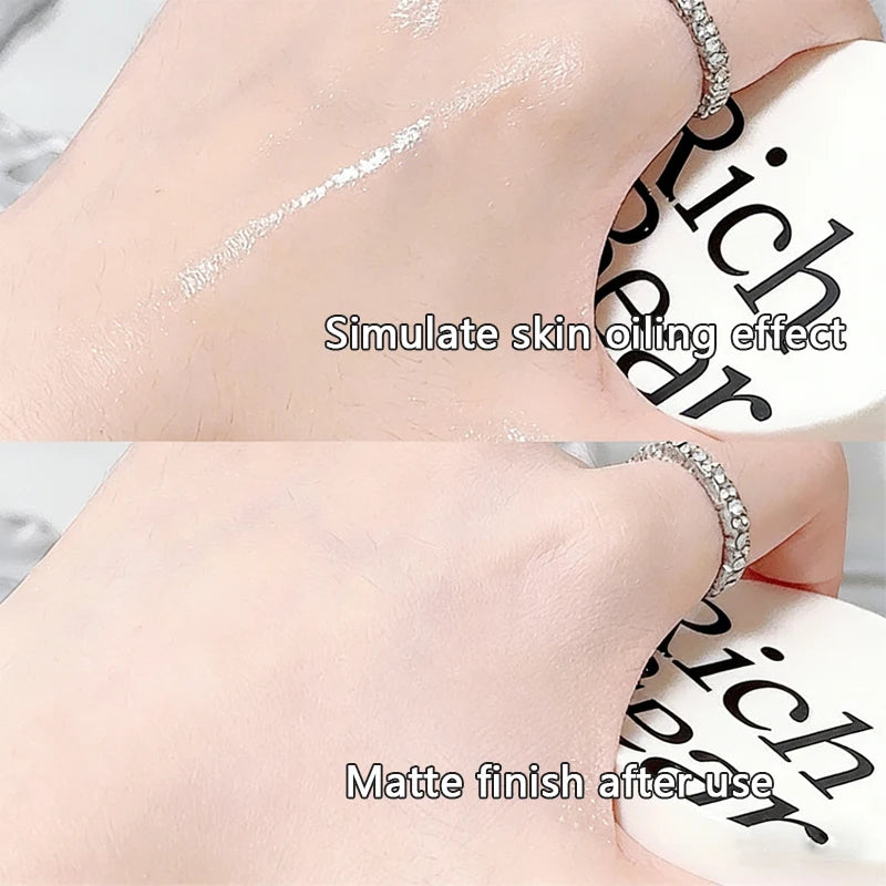 White Face Loose Powder Waterproof Oil Control Matte Natural White