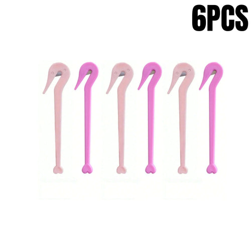 2/4/6/8Pcs Disposable Elastic Hair Band Cutter Girls Women Ponytail