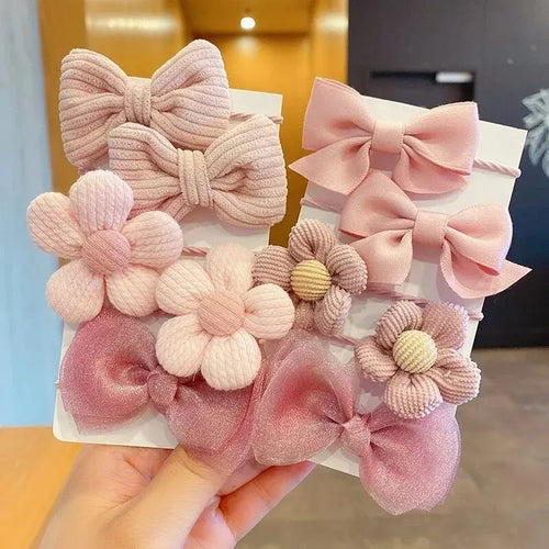 10pcs Hair Accessories Girls Scrunchies Aesthetic Lacos De Cabelo