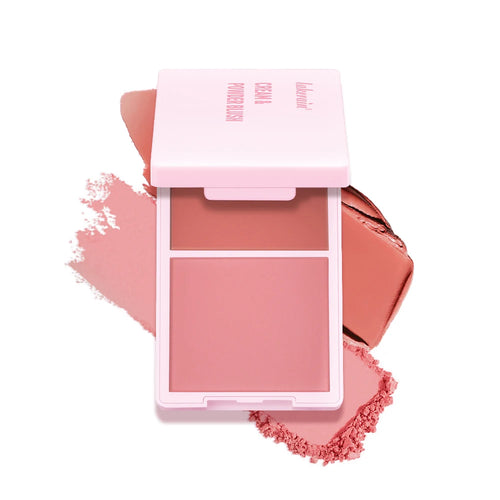 Blush Juvia's Cream Powder Matte Blush Makeup Rose Pan Long-lasting