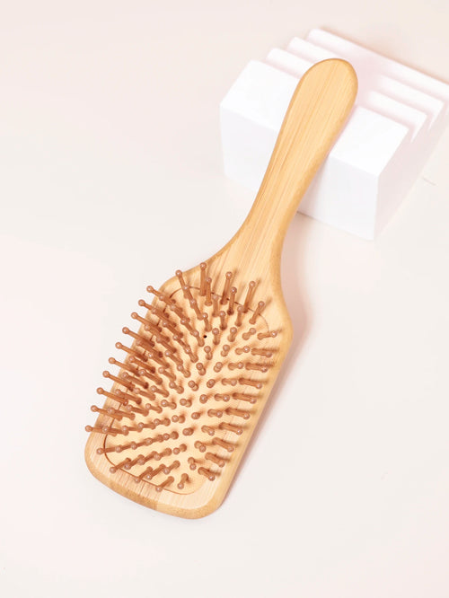 1pc natural wooden hair comb hair loss scalp massage hair brush hair