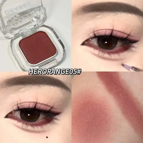 Red Brown Eyeshadow Palette Multifunctional Makeup Palette Silky Matte