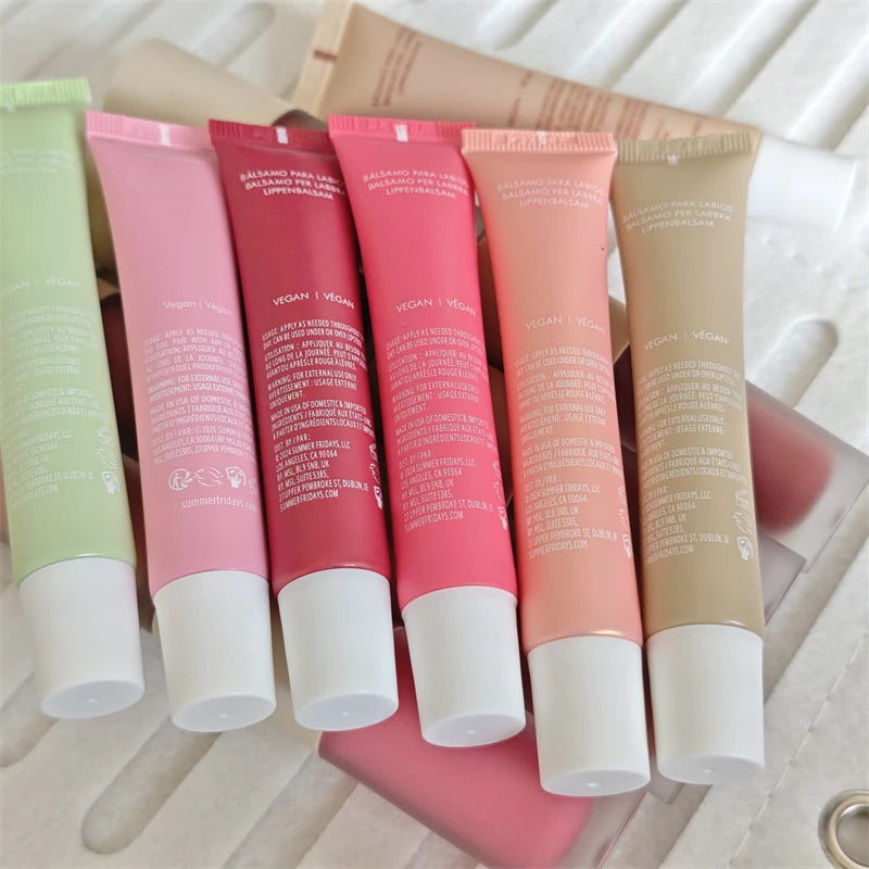 Makeup Brand Summer Lip Balm Vanilla Beige Birthday Cake Pink Sugar