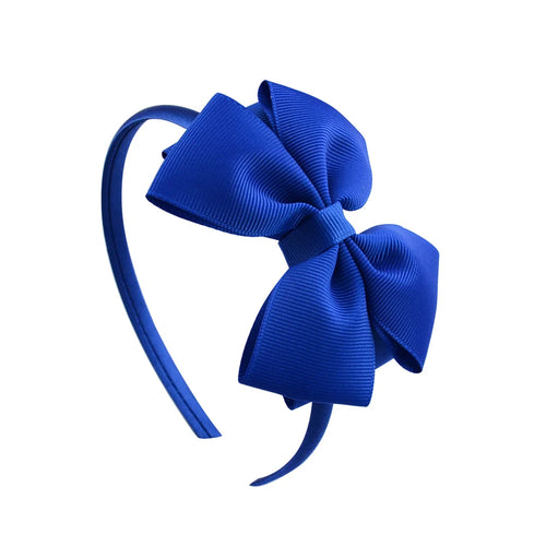 20Colors Colourful Ribbon 1pcs Headband Girls Child Headwears Wide Big