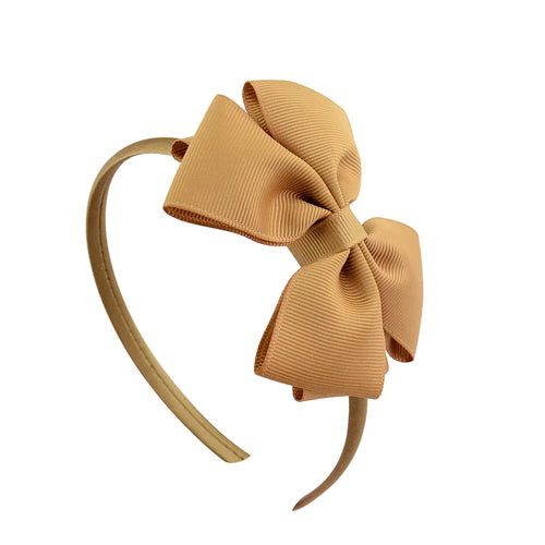 20Colors Colourful Ribbon 1pcs Headband Girls Child Headwears Wide Big