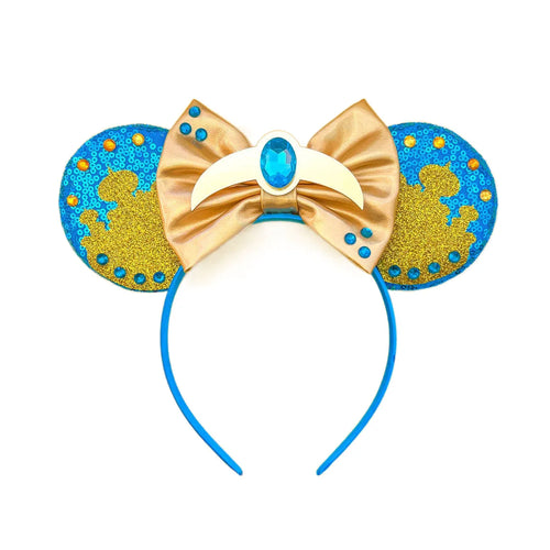 2023 New Style Mickey Minnie Ear Headband Sequin Bows Girl Adult Kids