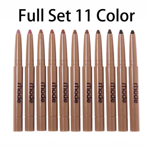 Brand Brown Lip Liner Pencil Nude Matte Waterproof Non-stick Cup