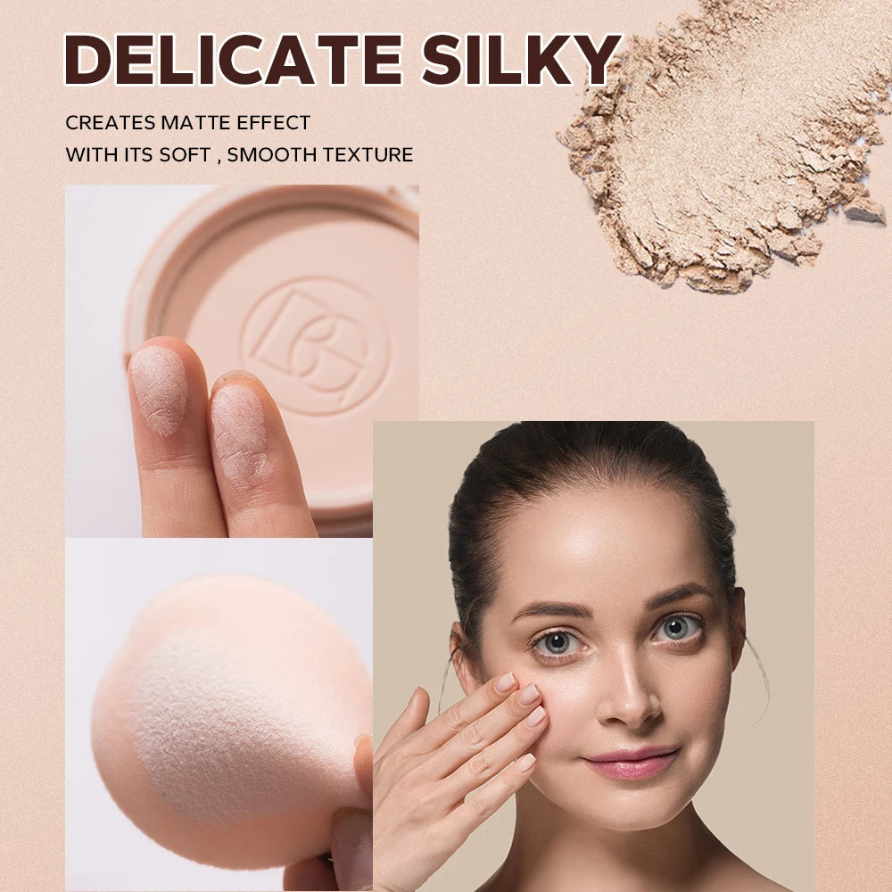 BEAUTY GLAZED Oil Control Matte Face Powder Long Lasting Flawless