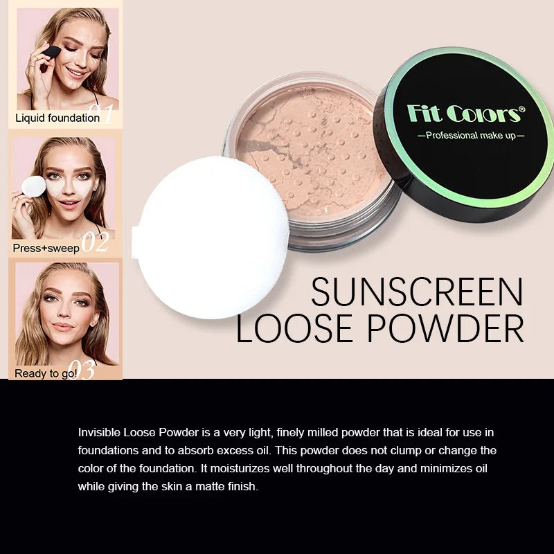 Fit Colors Concealer Smoothing Powder Waterproof, Sweat Resistant and