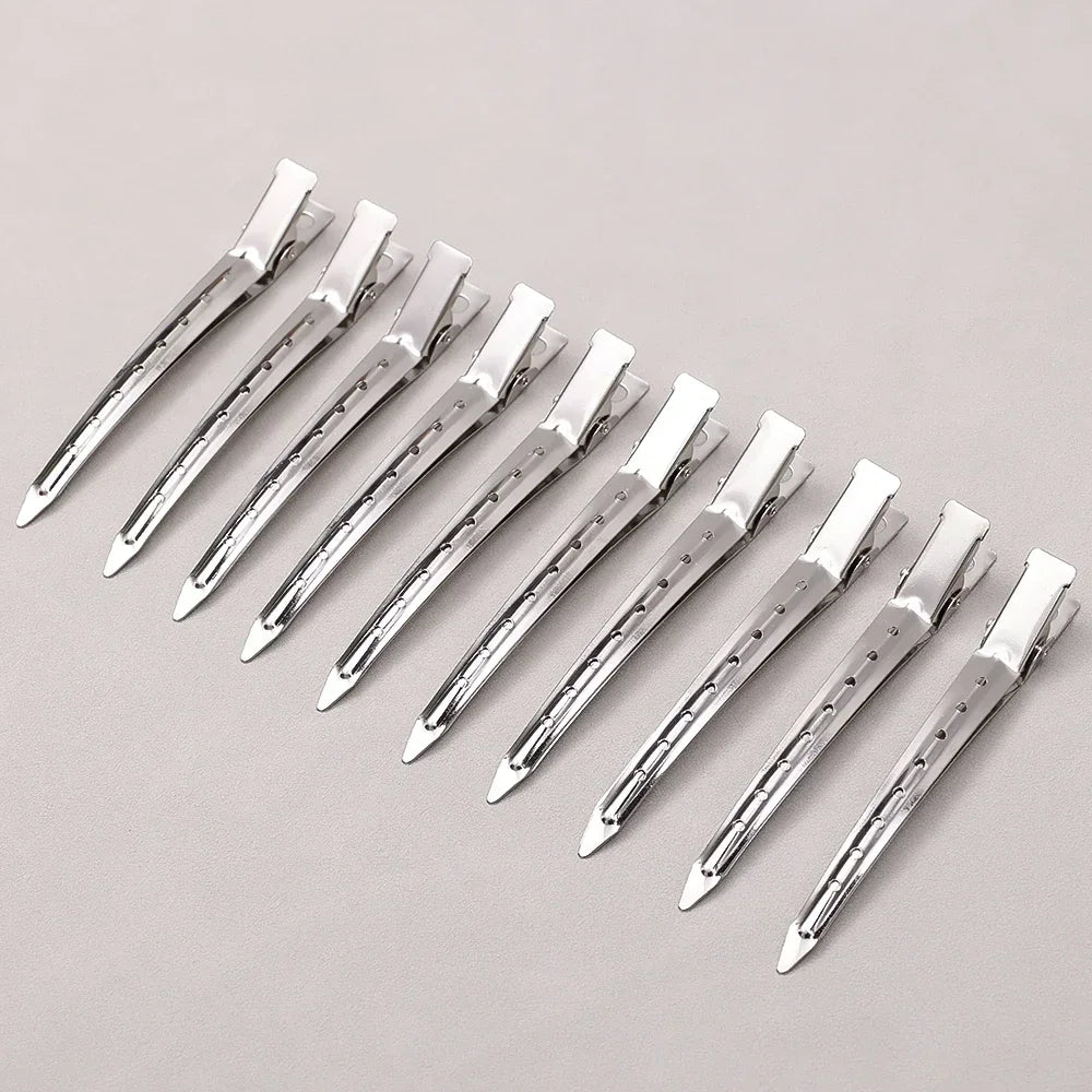 Woman Hair Care Clips Metal Steel Hairdressing Sectioning Clip Clamps