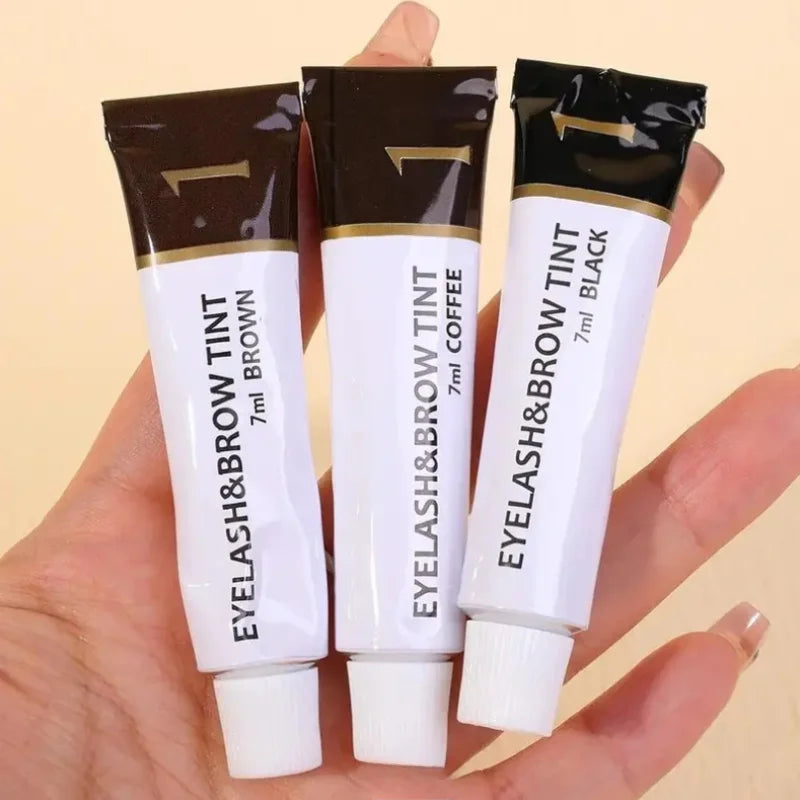 2 in 1 Eyelash and Eyebrow Tinting Kit, Professional Beauty Makeup