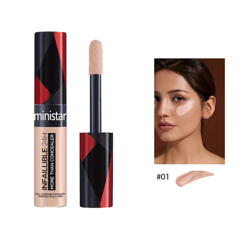 1pc full coverage concealer, waterproof, sweat proof, stain resistant,
