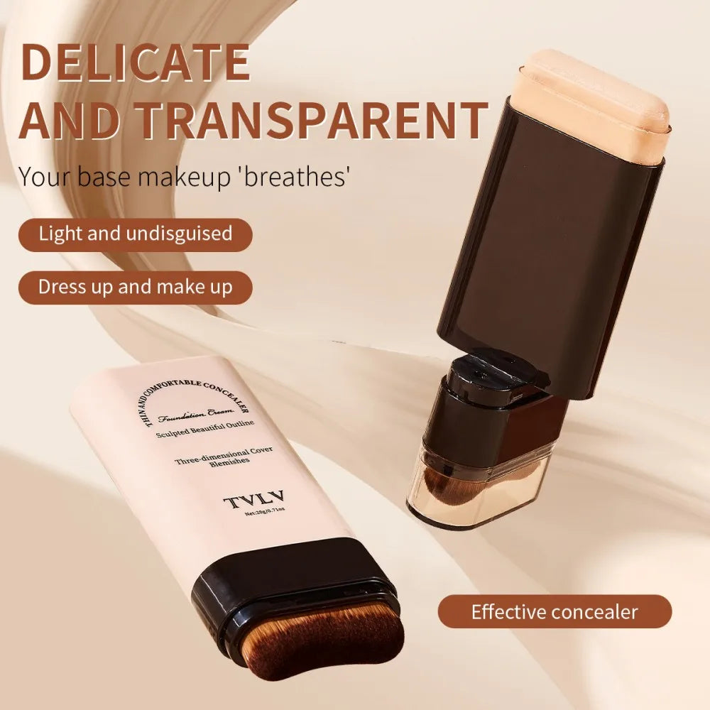 TVLV eraser foundation make-up stick 20g,with brush to brighten skin
