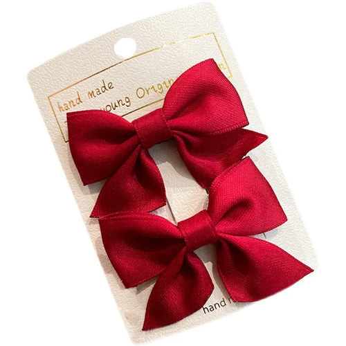 2PCS New Cute Bow Headgear Sweet Little Girl Hair Accessories Summer