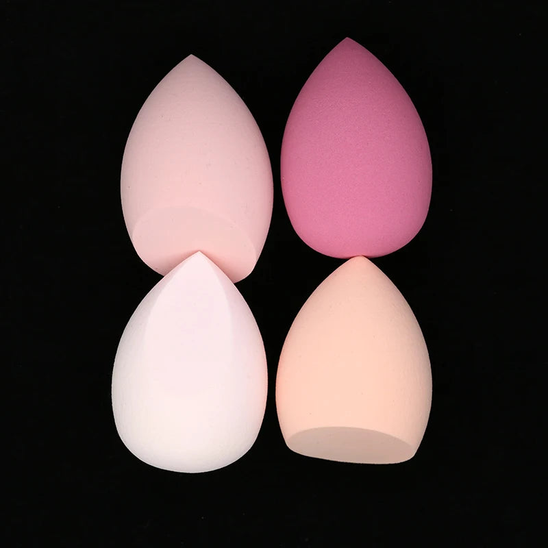 4Pc/Bag Makeup Sponge Powder Puff Dry and Wet Combined Beauty Cosmetic
