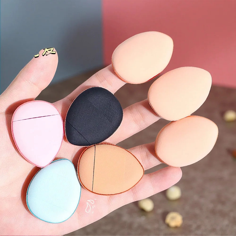 Mini Finger Puff Thumb Small Concealer Air Cushion Puff Water Drop Tip